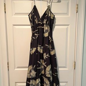Black and Floral tennis Dress